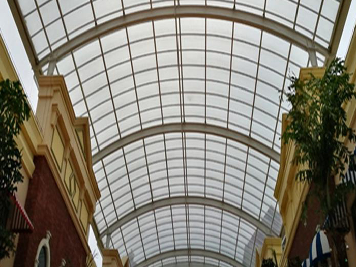 南宁屋面网架顶棚吊装方案