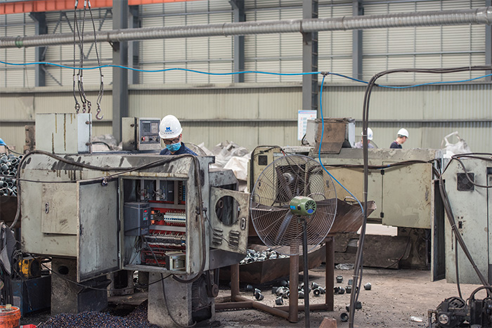 南宁网架配件-锥头加工车间